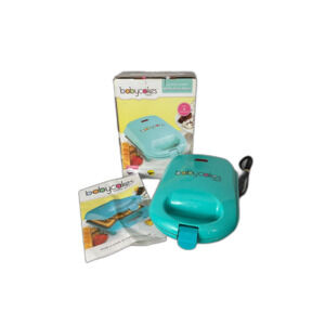 Babycakes Mini’s Waffle Stick Maker Teal Model WMM-40 with Box & Manual